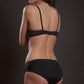 Sheer Mesh Lace Trim Bikini Panty Lavinia Silver Feathers-3