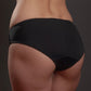 Sheer Mesh Lace Trim Bikini Panty Lavinia Silver Feathers-1