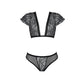 Soft Sheer Lace Top & Bikini Set Passion Eco Leafa - STREET STYLE