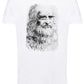 Leonardo da Vinci The Legend Stilizzato Soggetto Scultore e Pittore 18-0 T-shirt Urban Slub Men Uomo 100% Cotone Fiammato JK STREET STYLE