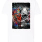 Leoskull Artistic Color Tattoo 9038 T-shirt Urban Men Uomo 100% Cotone Pettinato JK STREET STYLE