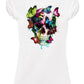 Les couleurs de l´âme 1 Skull Farfalle 18-20-61 Moda Urban Slub Lady Donna 100% Cotone Fiammato BS STREET STYLE