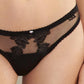 Sexy Sheer Mesh Lace Bikini Panty Lisca Peony Black - STREET STYLE