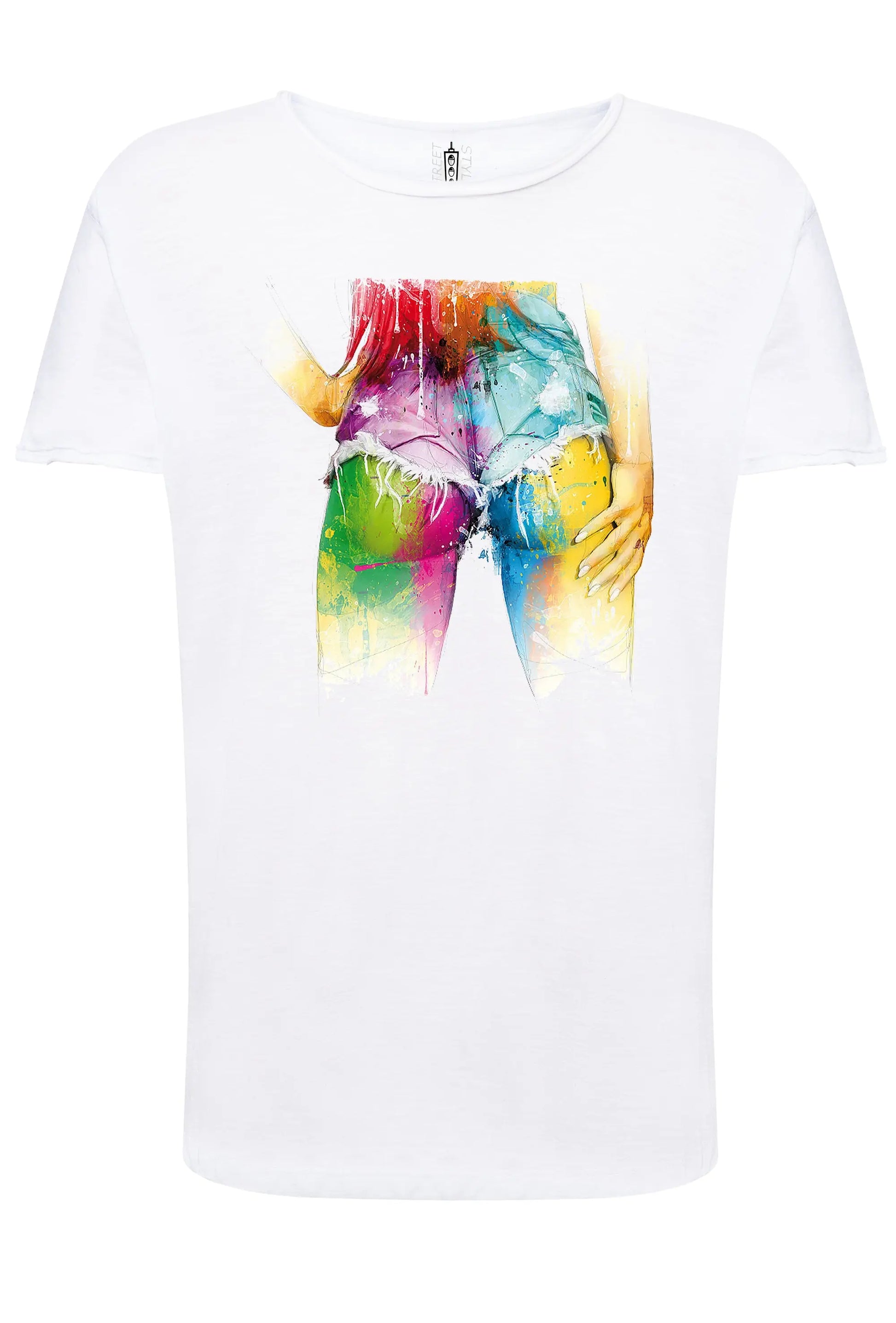 Love You For Ever Color Artistico Stilizzato 18-20-43 T-shirt Urban Slub Men Uomo 100% Cotone Fiammato JK STREET STYLE