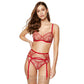 Sheer Mesh High Waist Garter Belt Gorteks Mistress-4