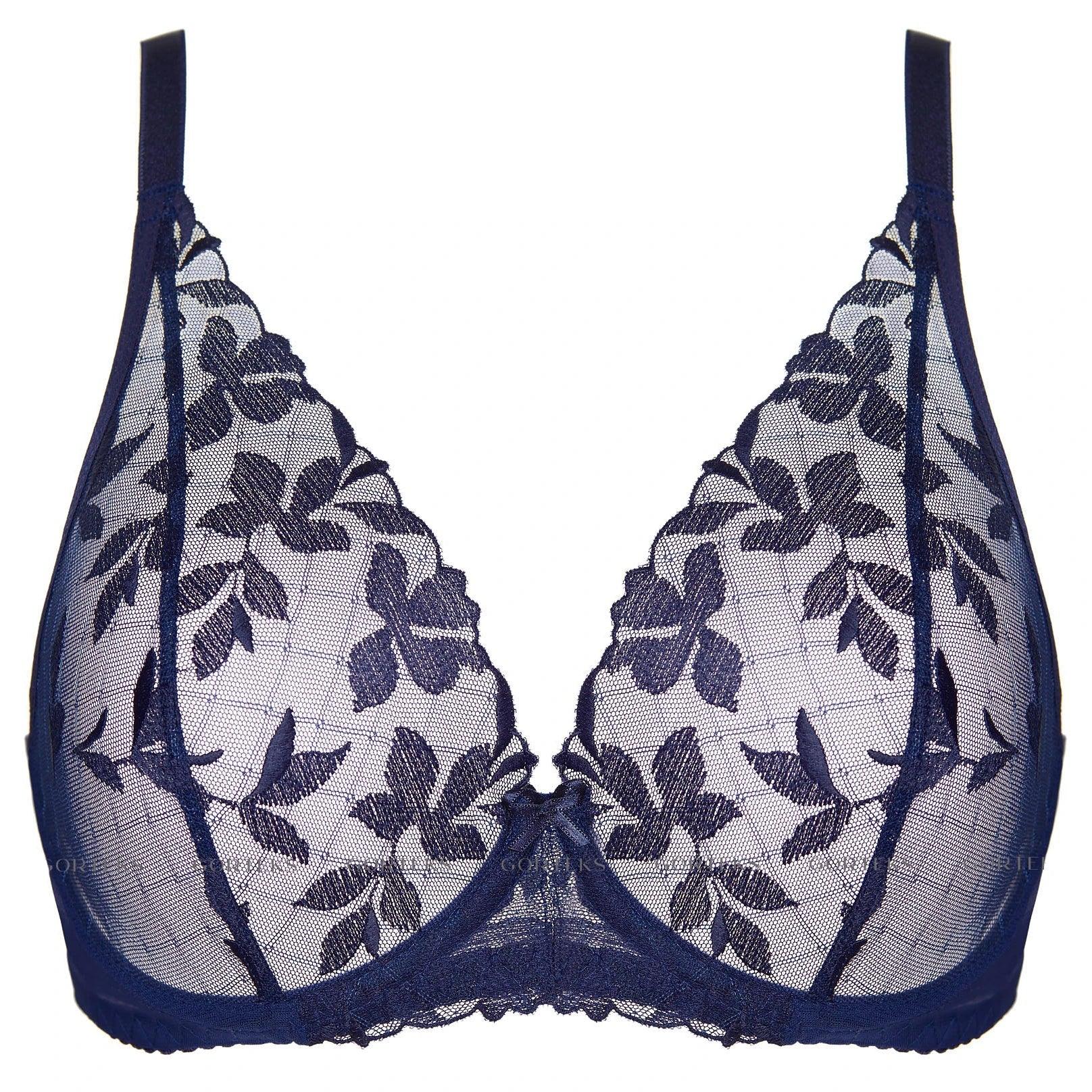 Sheer Mesh Plunge Bra Gorteks Mona - STREET STYLE
