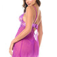 Mapale Twilight Orchid Sheer Babydoll & String Panty Set-1