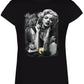 Marilyn Monroe Heart Legend Soggetto Attrice Cantante 9033 Lady Donna 100% Cotone Pettinato JK STREET STYLE