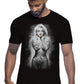 Marilyn The legend Atrice Nude Tattoo 9033-4 T-shirt Urban Men Uomo 100% Cotone Pettinato JK STREET STYLE