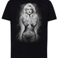 Marilyn The legend Atrice Nude Tattoo 9033-4 T-shirt Urban Men Uomo 100% Cotone Pettinato JK STREET STYLE