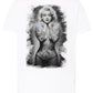 Marilyn The legend Atrice Nude Tattoo 9033-4 T-shirt Urban Men Uomo 100% Cotone Pettinato JK STREET STYLE