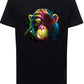 Monkey Color Stilizzato 18-20-30 T-shirt Urban Slub Men Uomo 100% Cotone Fiammato JK STREET STYLE