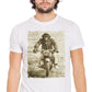 Monkey Dream Grey Auto e Moto 11010 T-shirt Urban Slub Men Uomo 100% Cotone Fiammato BS STREET STYLE