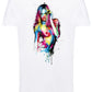 Mujeres Bonitas Color Stilizzato Sexy 18-20-42 T-shirt Urban Slub Men Uomo 100% Cotone Fiammato JK STREET STYLE