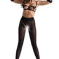 Sexy Fishnet Open Crotch Pantyhose Black 30DEN Nymph-1