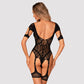 Crotchless Garter Bodysuit Obsessive Luscious-1