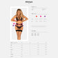 Sheer Mesh Lace 3 Piece Lingerie Set Alessya-4