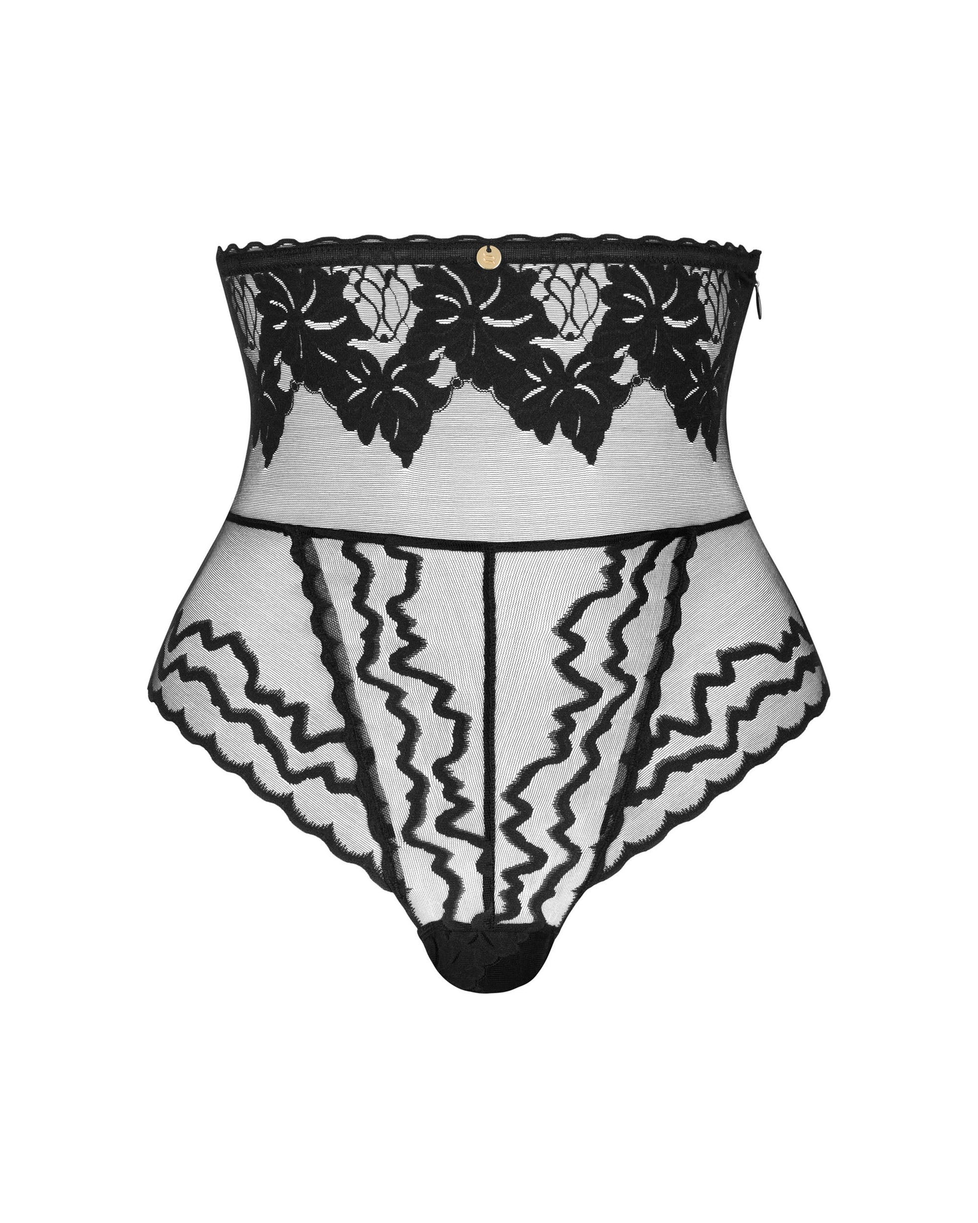 Sexy High Waist Peek-a-Boo Panty Obsessive Arienna-2