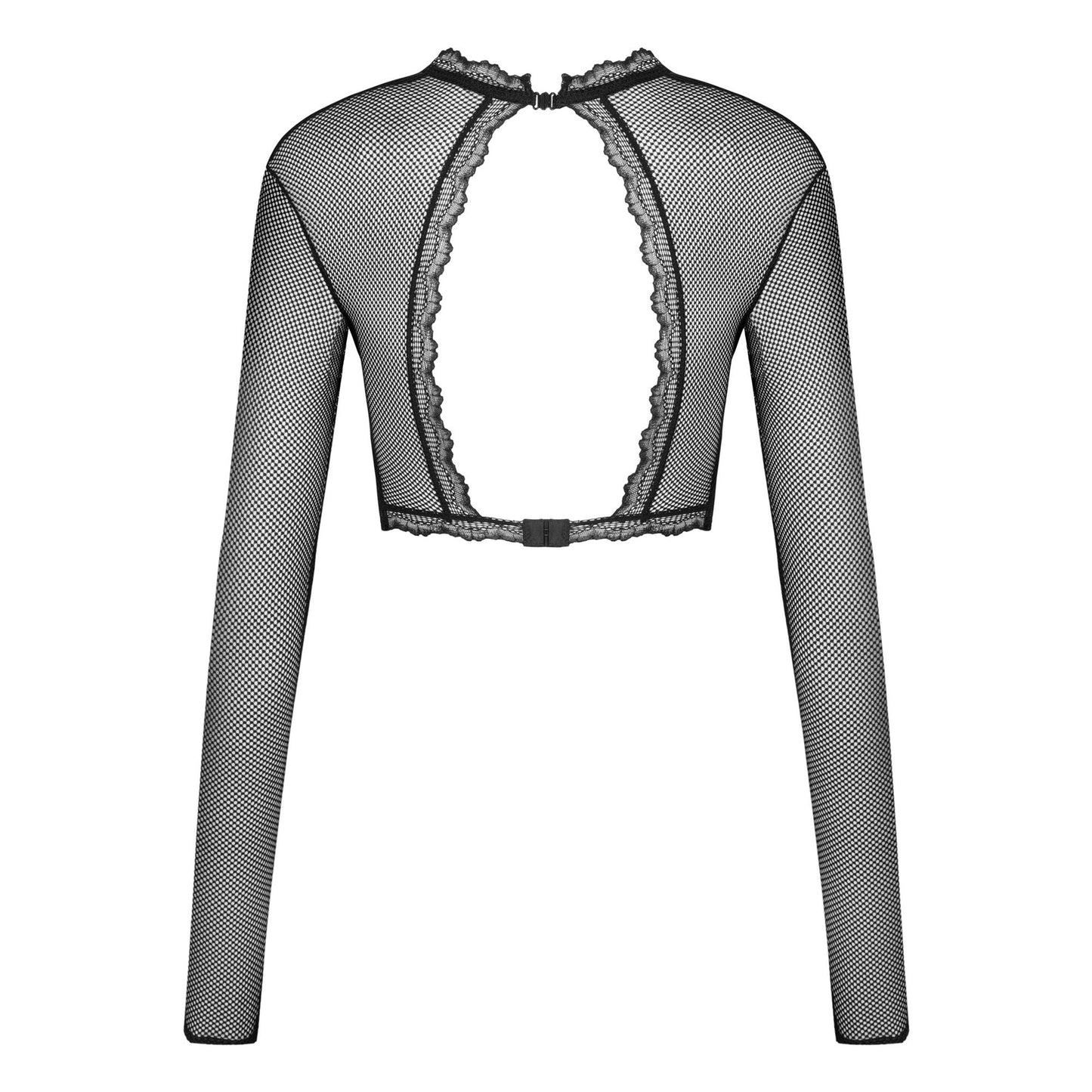 Sexy Fishnet Open Cup Top Obsessive Mibelia-3