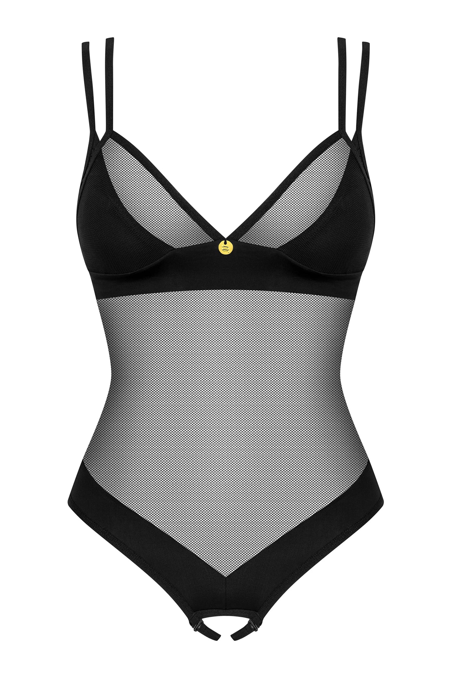 Crotchless Mesh Teddy Obsessive Nesari-2
