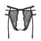 Sexy Open Crotch Lace Garter Panty Obsessive Pearlove-3