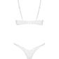 Sexy Sheer Demi Bra & Thong Panty Obsessive Alissium-4