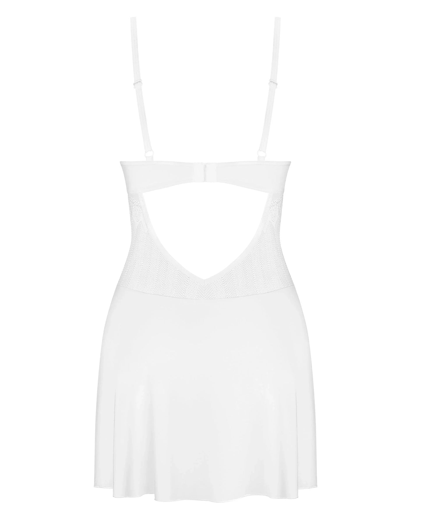 Sheer Mesh Chemise & Thong Panty Obsessive Alissium - STREET STYLE