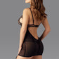 Sheer Mesh Chemise String Set Obsessive Nuites-1