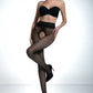 Exclusive Erotic Open Crotch Pantyhose 30DEN Hip Lace Black-4
