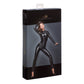 Powerwetlook Overall Leash Two-Way Zipper Catsuit-3