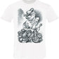 Popeye motor screcc 2075-3-2 T-Shirt Urban Men Uomo 100% Cotone Fiammato BS STREET STYLE