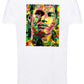 Portrait Ronaldo Color Artistico Stilizzato 18-30-19 T-shirt Urban Slub Men Uomo 100% Cotone Fiammato JK STREET STYLE