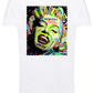 Potrait Marilyn Monrooe Color Artistico Stilizzato 18-30-7 T-shirt Urban Slub Men Uomo 100% Cotone Fiammato JK STREET STYLE