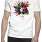 Punk Color Stilizzato 18-20-7 T-shirt Urban Slub Men Uomo 100% Cotone Fiammato JK STREET STYLE