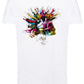 Punk Color Stilizzato 18-20-7 T-shirt Urban Slub Men Uomo 100% Cotone Fiammato JK STREET STYLE