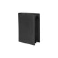 RB12009A | Men's Wallet Pocket folded in Genuine full grain leather, with light grain. Black color. RFID protection. Closed dimensions: cm 9.5 x 13 x 2. Packaging: Gift box bottom/lid-0