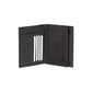RB12009A | Men's Wallet Pocket folded in Genuine full grain leather, with light grain. Black color. RFID protection. Closed dimensions: cm 9.5 x 13 x 2. Packaging: Gift box bottom/lid-1