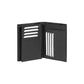 RB12009A | Men's Wallet Pocket folded in Genuine full grain leather, with light grain. Black color. RFID protection. Closed dimensions: cm 9.5 x 13 x 2. Packaging: Gift box bottom/lid-2