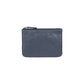 RB12032D | Bustina Portachiavi/Portamonete in Vera Pelle pieno fiore, con leggera grana. Colore Blu. Protezione RFID. Dimensioni: cm 13 x 9 x 0,5. Confezione: Scatola regalo fondo/coperchio-1