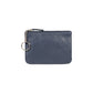 RB12032D | Bustina Portachiavi/Portamonete in Vera Pelle pieno fiore, con leggera grana. Colore Blu. Protezione RFID. Dimensioni: cm 13 x 9 x 0,5. Confezione: Scatola regalo fondo/coperchio-3