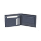 RB12104D | Portafogli Uomo in Vera Pelle pieno fiore, grana dollaro/leggera. Colore Blu. Protezione RFID. Dimensioni da chiuso: cm 12,5 x 9,5 x 2. Confezione: Scatola regalo fondo/coperchio-1