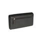 RB12129A | Women's Wallet in Genuine Full Grain Leather, Dollar Grain/Light. Black Color. RFID Protection. Closed Dimensions: 18.5 x 10 x 3 cm. Packaging: Gift box bottom/lid-3
