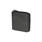 RB12175A | Zip Around Wallet in Genuine Full Grain Leather, Dollar Grain/Light. Color Black. RFID Protection. Closed Dimensions: 11.5 x 10.5 x 2 cm. Packaging: Gift Box Bottom/Lid-0