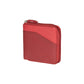 RB12175V | Zip Around Wallet in Genuine Full Grain Leather, Dollar Grain/Light. Color Red. RFID Protection. Closed Dimensions: 11.5 x 10.5 x 2 cm. Packaging: Gift Box Bottom/Lid-0