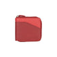 RB12175V | Zip Around Wallet in Genuine Full Grain Leather, Dollar Grain/Light. Color Red. RFID Protection. Closed Dimensions: 11.5 x 10.5 x 2 cm. Packaging: Gift Box Bottom/Lid-2