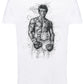 Rocky Balboa Artistico Stilizzato 18-56 T-shirt Urban Slub Men Uomo 100% Cotone Fiammato JK STREET STYLE