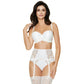 Bridal Sheer Mesh Garter Belt Gorteks Rome-2