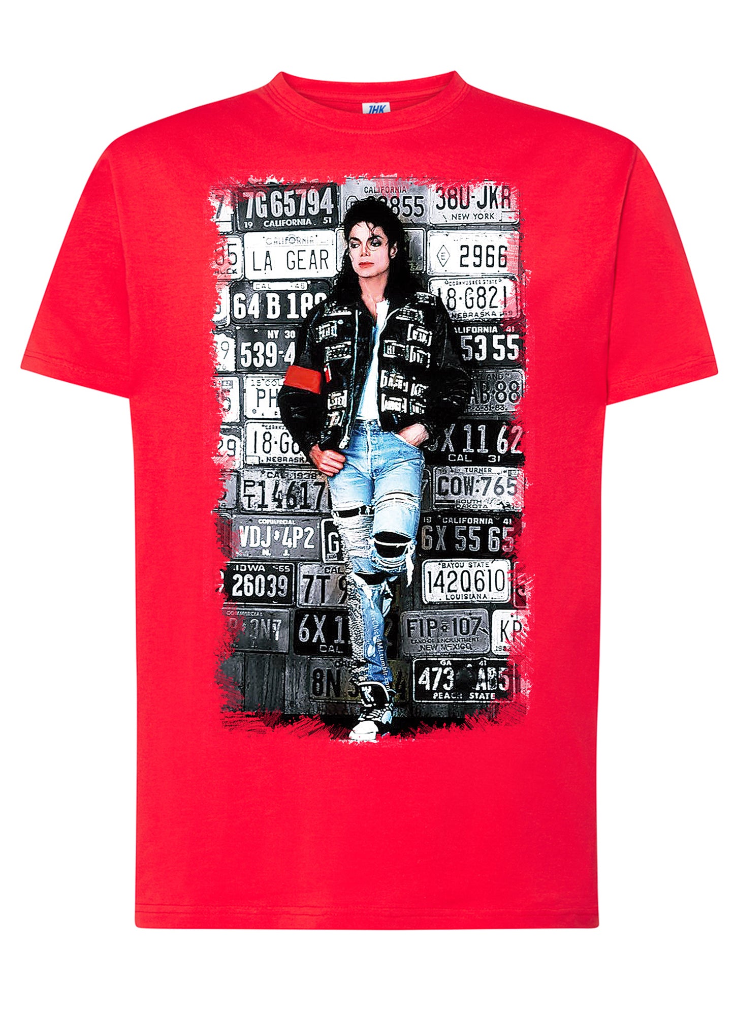 The Legend Michael Jackson Cantante Soggetto 18-20-49-2 T-shirt Urban Men Uomo 100% Cotone Pettinato JK