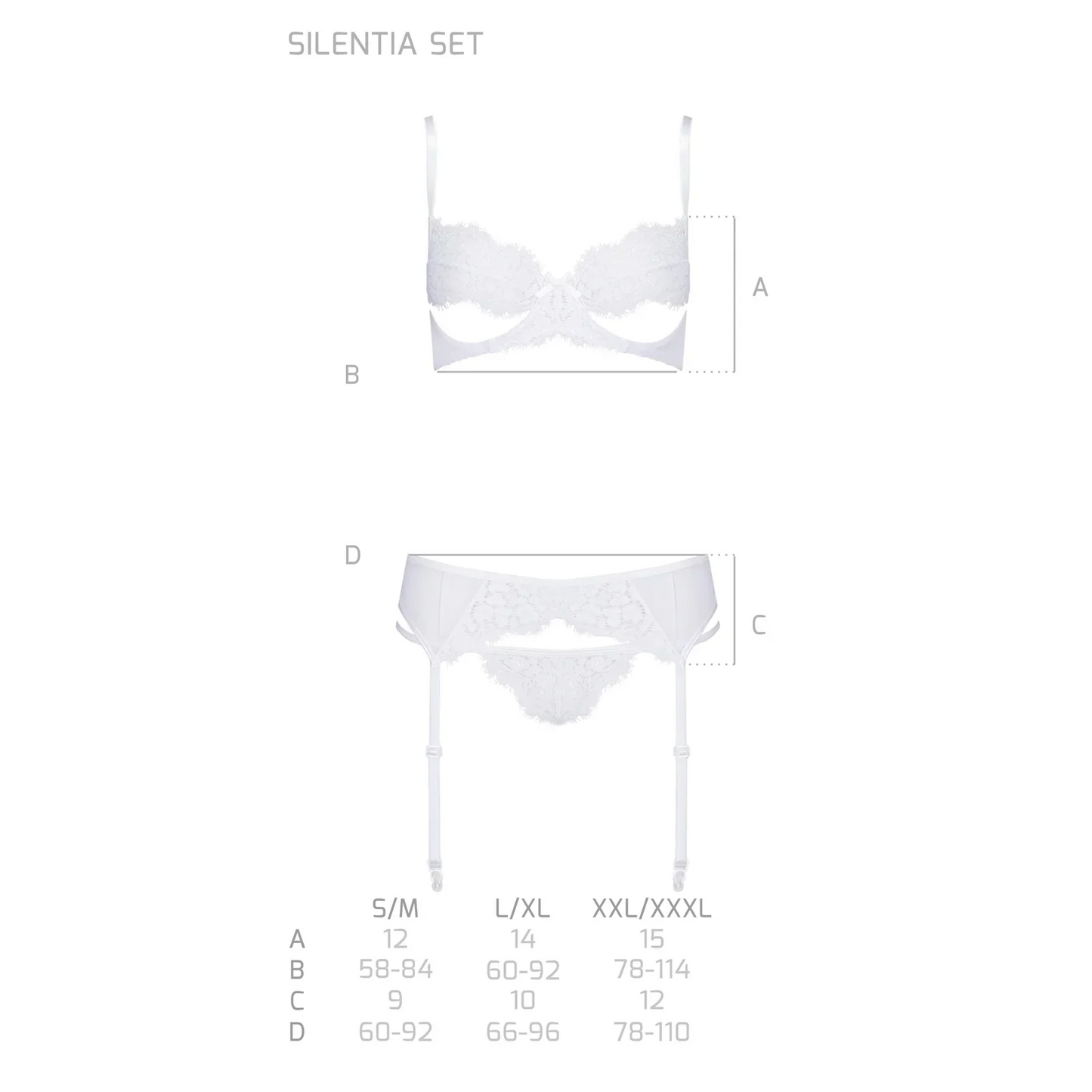 Sexy Seducing 3 Piece Lacy Lingerie Set Avanua Silentia - STREET STYLE