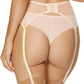 Sheer Mesh Embroidered Garter Belt Gorteks Soleil - STREET STYLE